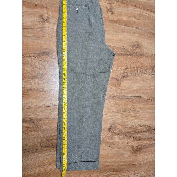 Vintage Polo Ralph Lauren Mens 31x32 Pants Checkered Pleated Gray Classic Style - Picture 16 of 16